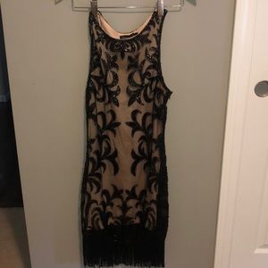 Black 1920’s inspired flapper dress